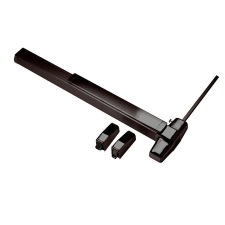 VON DUPRIN Grade 1 Surface Vertical Rod Exit Bar, Wide Stile Pushpad, 36-in Panic Device, 84-in Door Height, Ex 9827EO 3 313 LBR